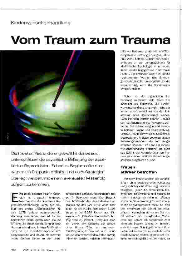 Vorschauseite 1: Vom Traum zum Trauma