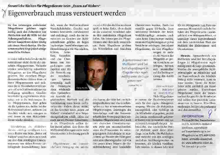 Vorschauseite 1: Eigenverbrauch muss versteuert werden