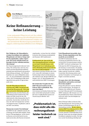 Vorschauseite 1: Keine Refinanzierung – keine Leistung