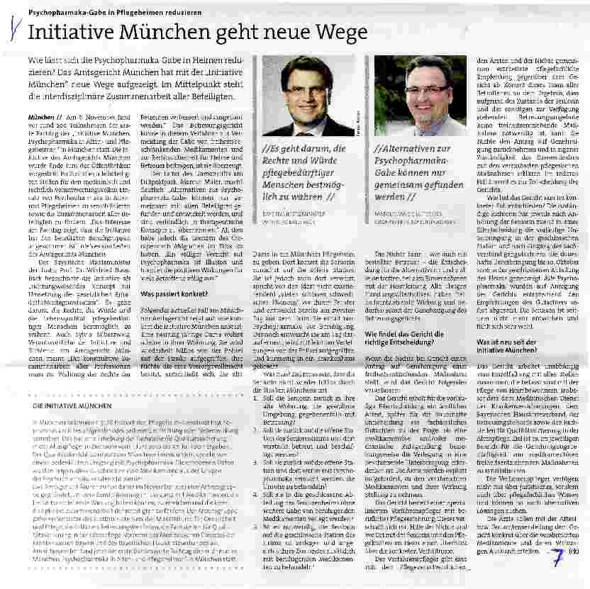 Vorschauseite 1: Initiative München geht neue Wege