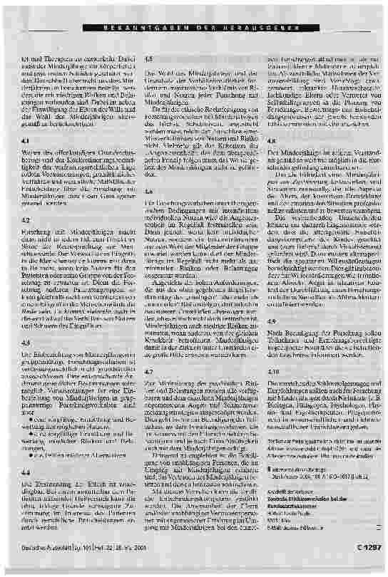 Vorschauseite 5: Forschung mit Minderjährigen