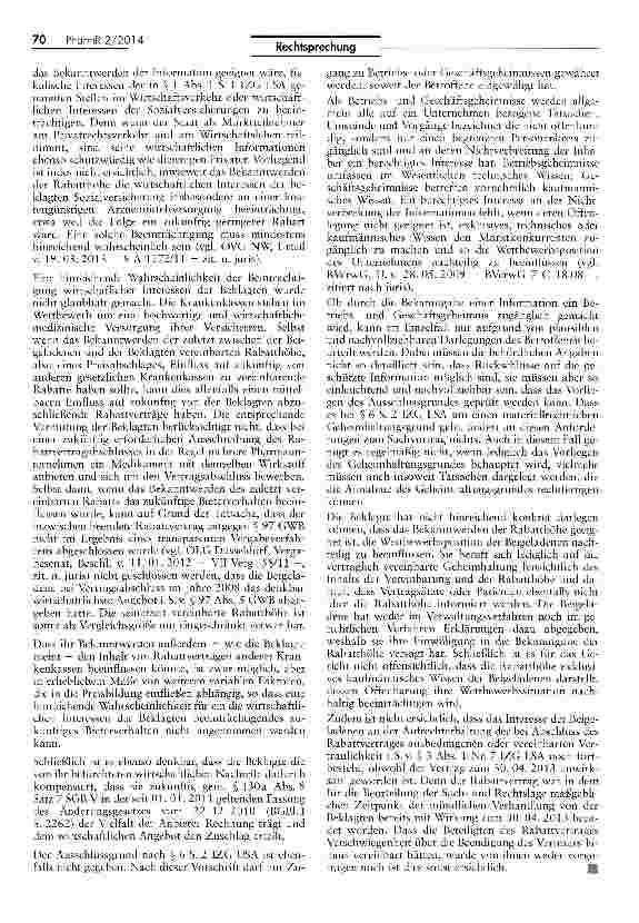 Vorschauseite 3: Auskunftsanspruch gemäß § 130 a Abs. 8a SGB V SGBV § 130 a VIII; IFG § 1