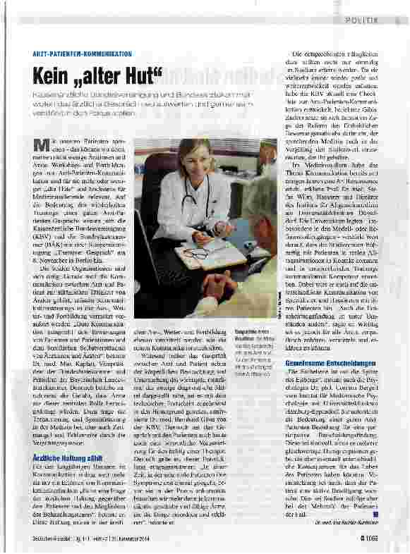 Vorschauseite 1: Kein „alter Hut