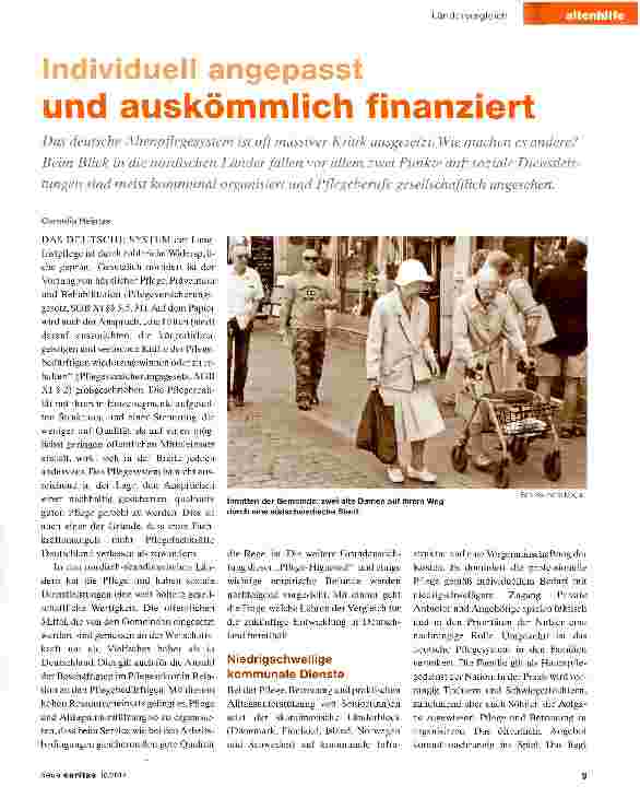 Vorschauseite 1: Individuell angepasst und auskömmlich finanziert