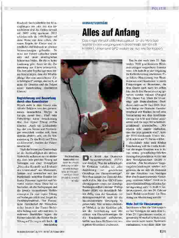 Vorschauseite 2: Ausweitung auf Minderjährige beschlossen