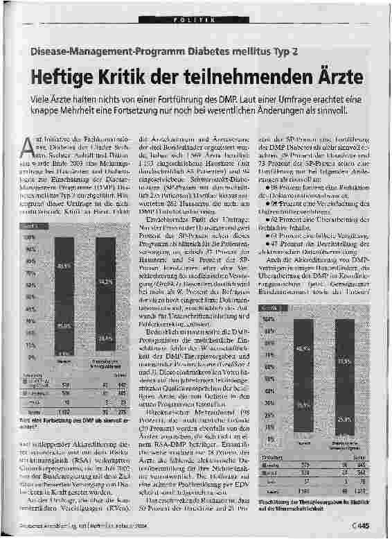 Vorschauseite 1: Heftige Kritik der teilnehmenden Ärzte
