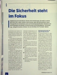 Vorschauseite 1: Die Sicherheit steht im Fokus.