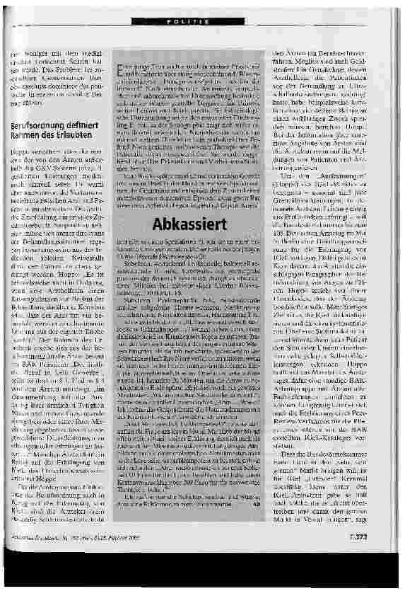 Vorschauseite 3: Ausfransungen eines grauen MarktesIndividuelle Gesundheitsleistungen