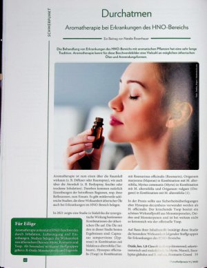 Vorschauseite 1: Durchatmen Aromatherapie bei Erkrankungen des HNO-Bereichs