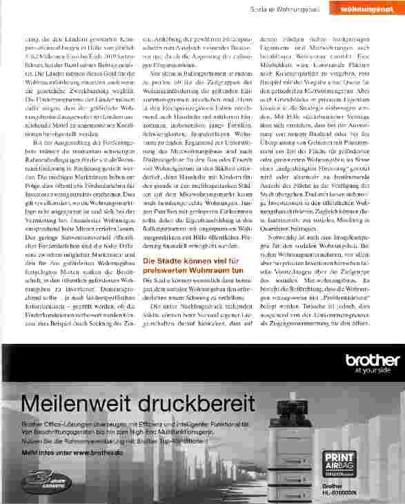 Vorschauseite 2: Wohnraum kann bezahlbar sein
