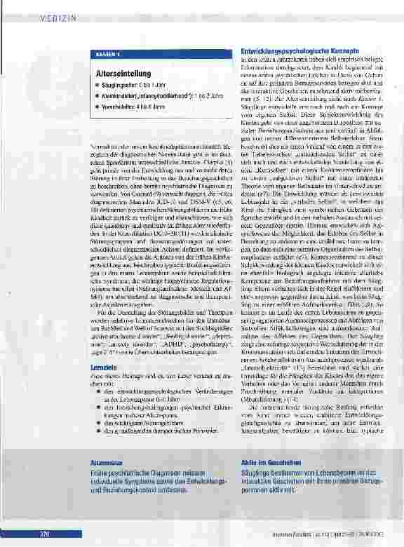 Vorschauseite 2: Psychische Störungen in der frühen Kindheit