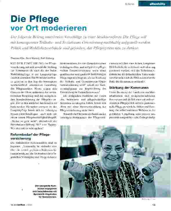 Vorschauseite 1: Die Pflege vor Ort moderieren