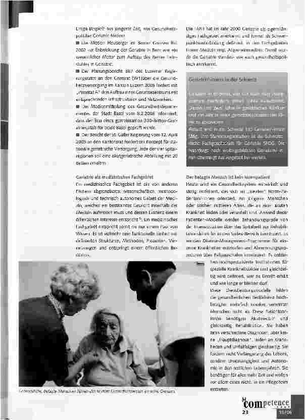Vorschauseite 2: Warum braucht es eine Akutgeriatrie?