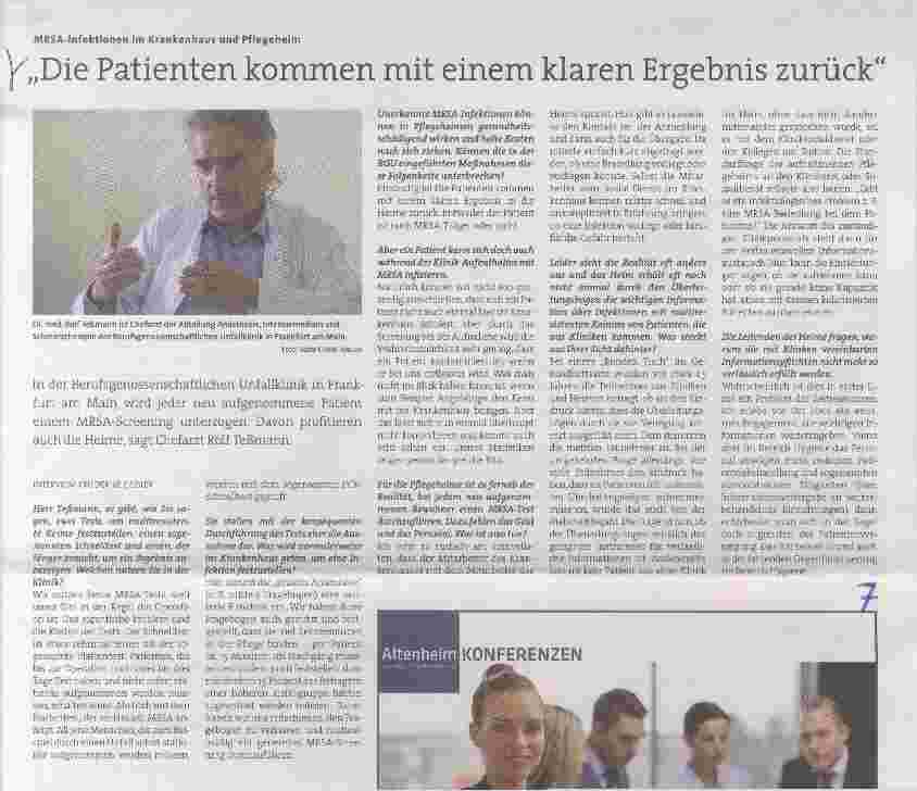 Vorschauseite 1: Die Patienten kommen mit einem klaren Ergebnis zurück