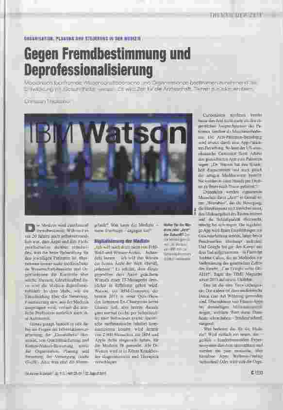 Vorschauseite 1: Gegen Fremdbestimmung und Deprofessionalisierung