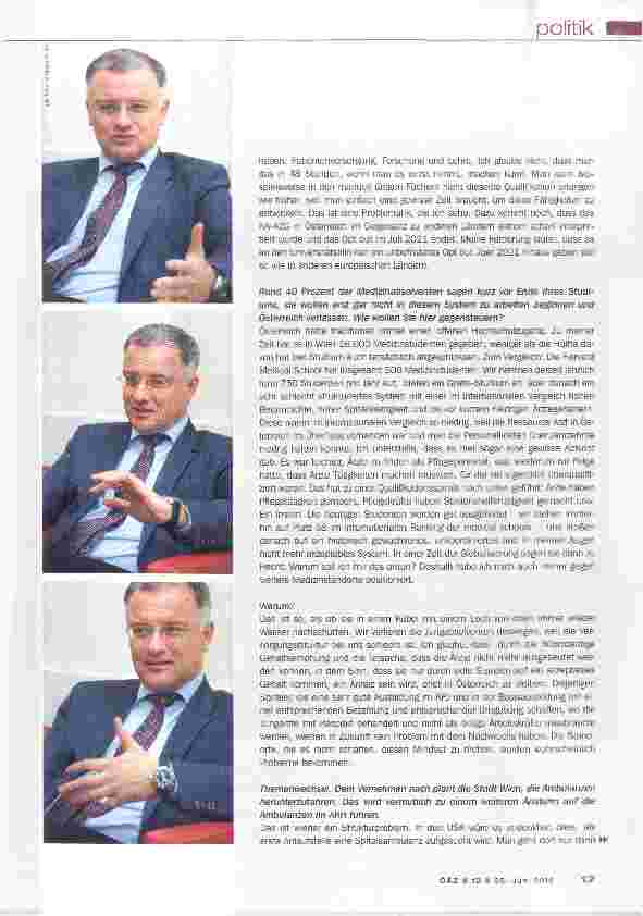Vorschauseite 2: MEDUNI an Turning point