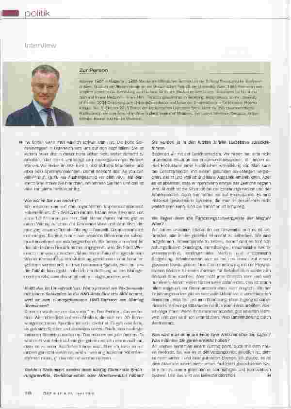 Vorschauseite 3: MEDUNI an Turning point