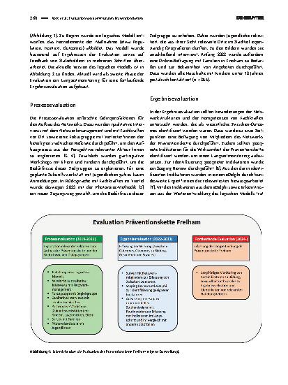 Vorschauseite 2: Evaluation von kommunalen Präventionsketten: Das Beispiel München-Freiham