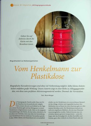 Vorschauseite 1: Vom Henkelmann zur Plastikdose