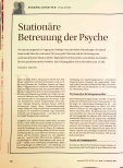 Vorschauseite 1: Stationäre Betreuung der Psyche