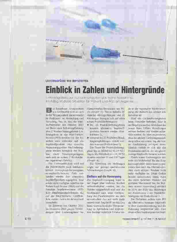 Vorschauseite 1: Einblick in Zahlen und Hintergründe