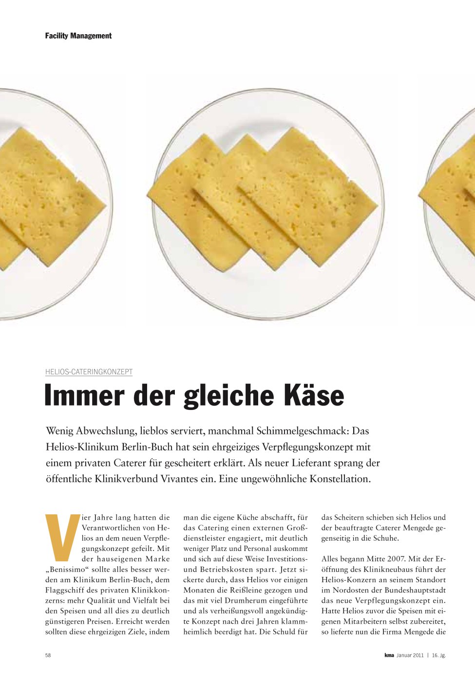 Vorschauseite 1: Immer der gleiche Käse