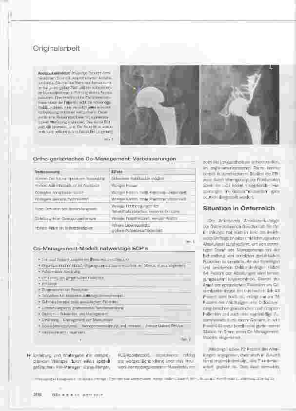 Vorschauseite 3: Interdisziplinäres Management in der Alterstraumatologie