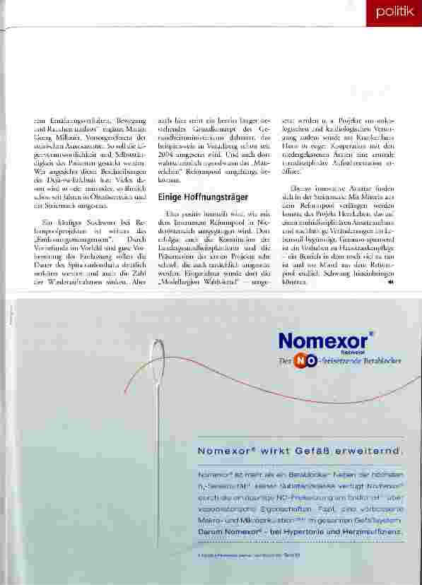 Vorschauseite 3: Stau im Reformpool