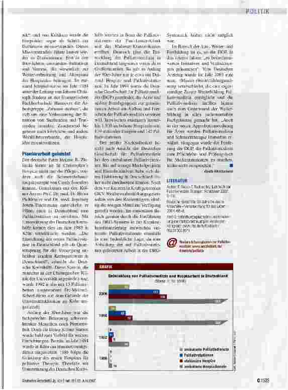 Vorschauseite 2: Quantensprung für die Versorgung Schwerstkranker