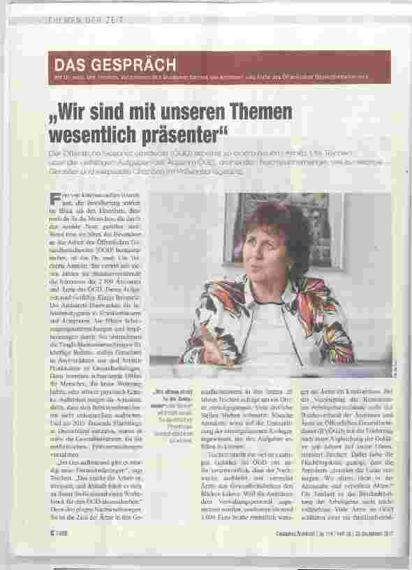 Vorschauseite 1: „Wir sind mit unseren Themen wesentiich präsenter“