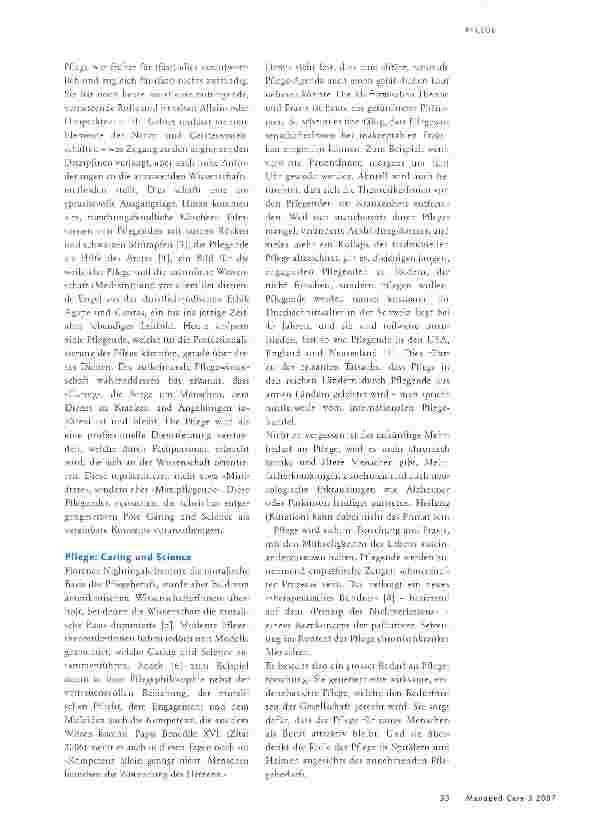 Vorschauseite 2: Was Pflegeforschung den Patientinnen bringt