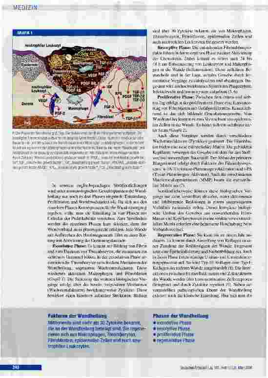 Vorschauseite 2: Wunden - von der Physiologie zum Verband