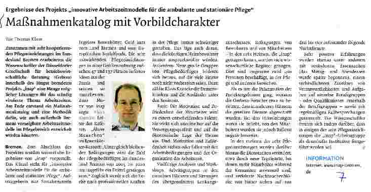 Vorschauseite 1: Maßnahmenkatalog mit Vorbildcharakter