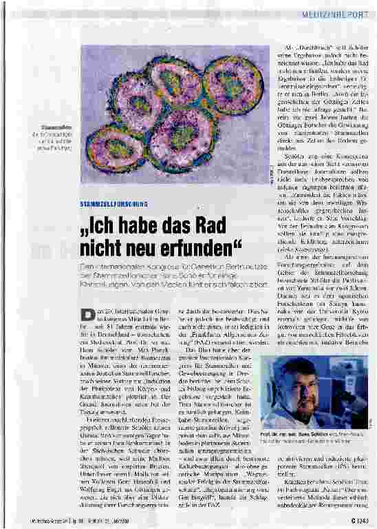 Vorschauseite 1: Ich habe das Rad nicht neu erfunden