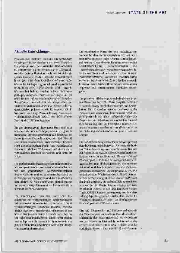 Vorschauseite 2: Präeklampsie