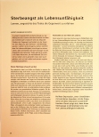 Vorschauseite 3: Sterbeangst als Lebensunfähigkeit lernen, angesichts des Todes die Gegenwart zu erfahren.