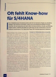 Vorschauseite 1: Oft fehlt Know-how für S/4HANA.