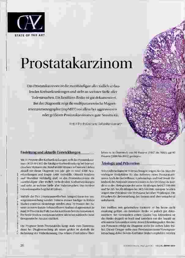 Vorschauseite 1: Prostatakarzin