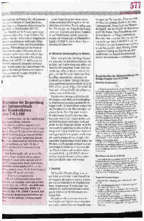 Vorschauseite 2: Korrekturen im GRG mit erheblichen Auswirkungen Häusliche Krankenpflege gem. Paragraph 37 SGB V