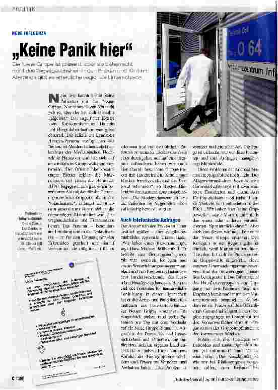Vorschauseite 1: Keine Panik hier