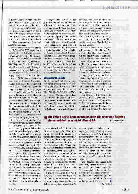 Vorschauseite 2: Schwierige Beweislage