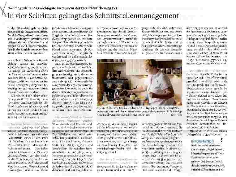 Vorschauseite 1: In vier Schritten gelingt das Schnittstellenmanagement