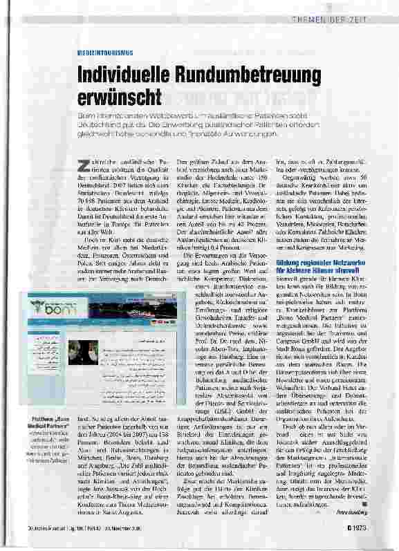 Vorschauseite 1: Individuelle Rundumbetreuung erwünscht