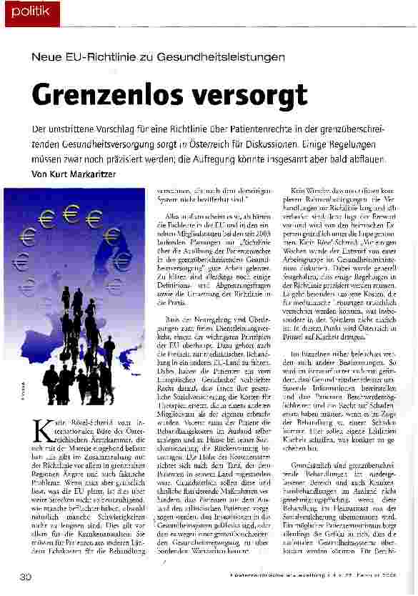 Vorschauseite 1: Grenzenlos versorgt