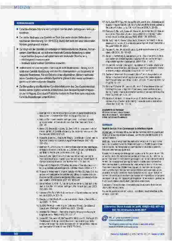 Vorschauseite 6: Pilze im Darm - von kommensalen Untermietern zu Infektionserregern