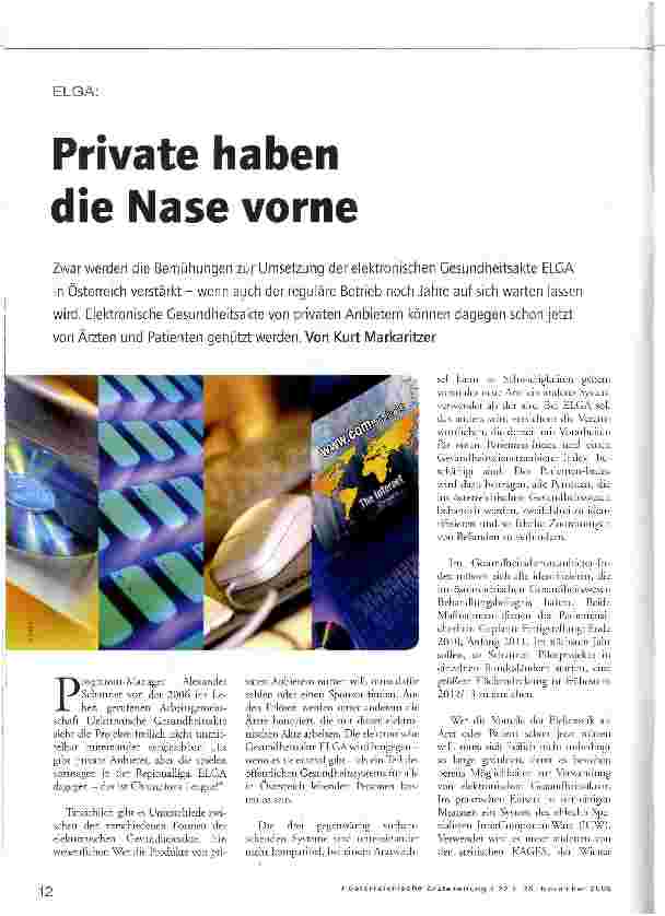 Vorschauseite 1: Private haben die Nase vorne