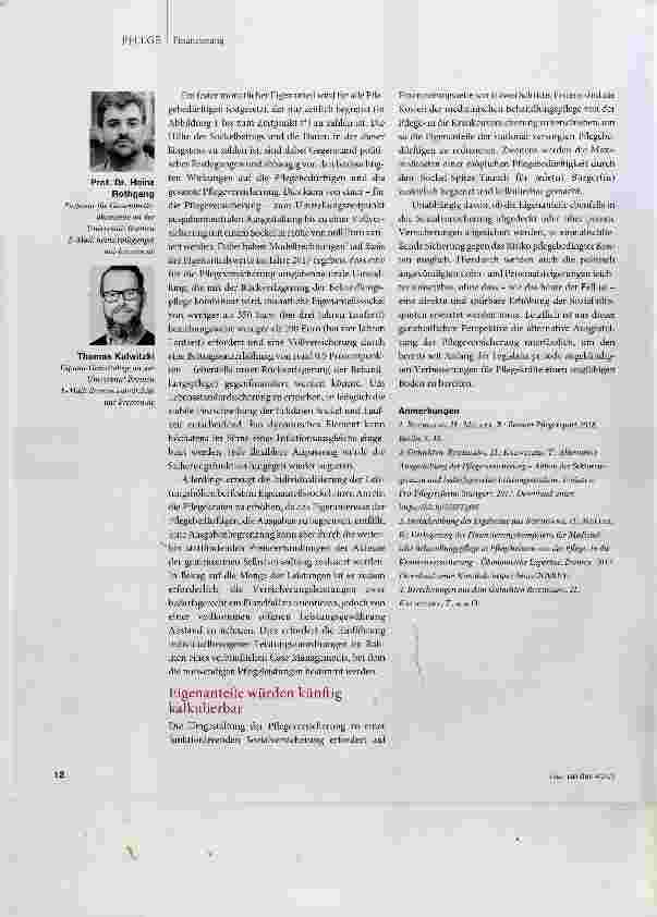 Vorschauseite 4: Sockel-Spitze-Tausch sichert Lebensstandard von Pflegebedürftigen