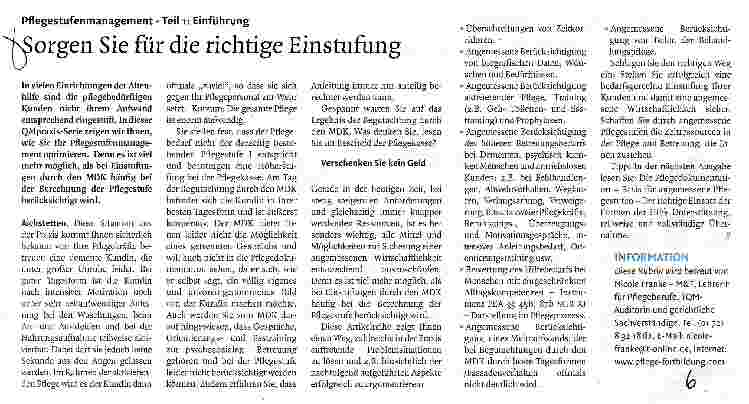 Vorschauseite 1: Sorgen Sie für die richtige Einstufung