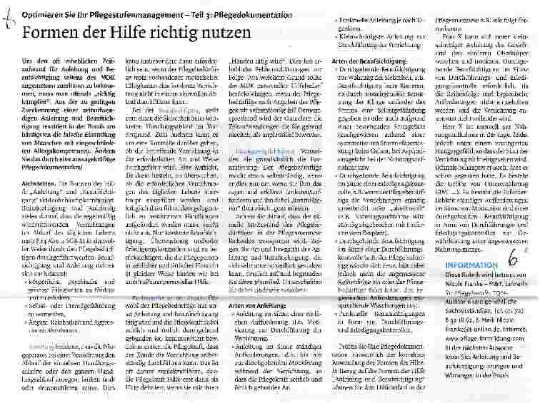 Vorschauseite 1: Formen der Hilfe richtig nutzen
