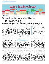 Vorschauseite 1: Schuld sind immer die Eltern? – Eine Erwiderung